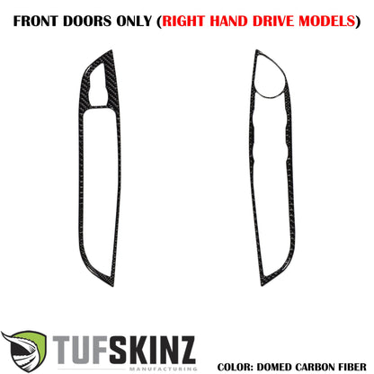 Interior Door Switch Panel Accent Trim Fits 2015-2018 Ford Focus by Tufskinz.com