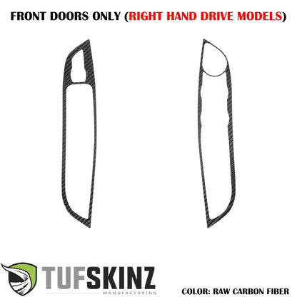 Interior Door Switch Panel Accent Trim Fits 2015-2018 Ford Focus by Tufskinz.com