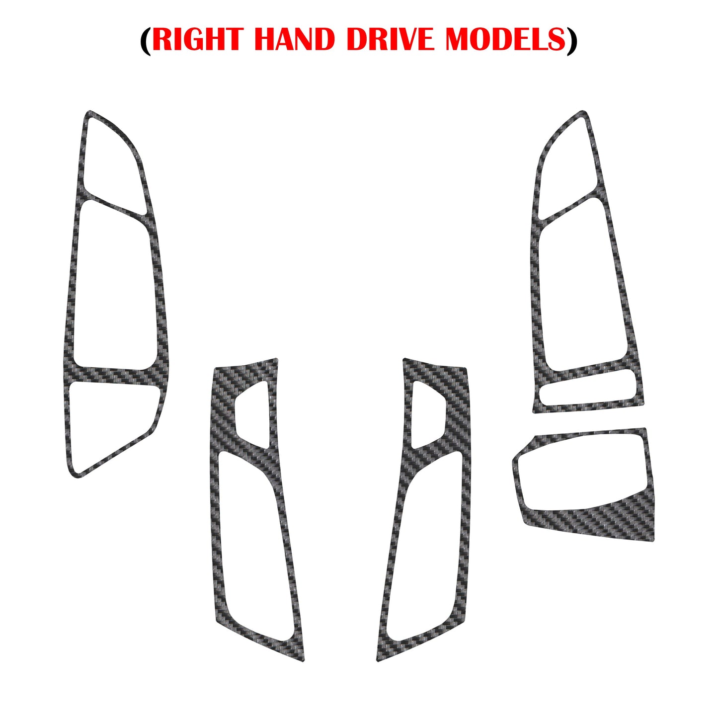 Interior Air Vent Accents Fits 2015-2018 Ford Focus, RS, ST by Tufskinz.com