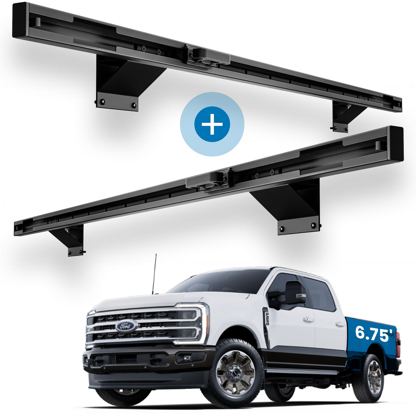 Integral Rails + Tie-down Cleats - Ford Super Duty 2017+ by Integral Truck