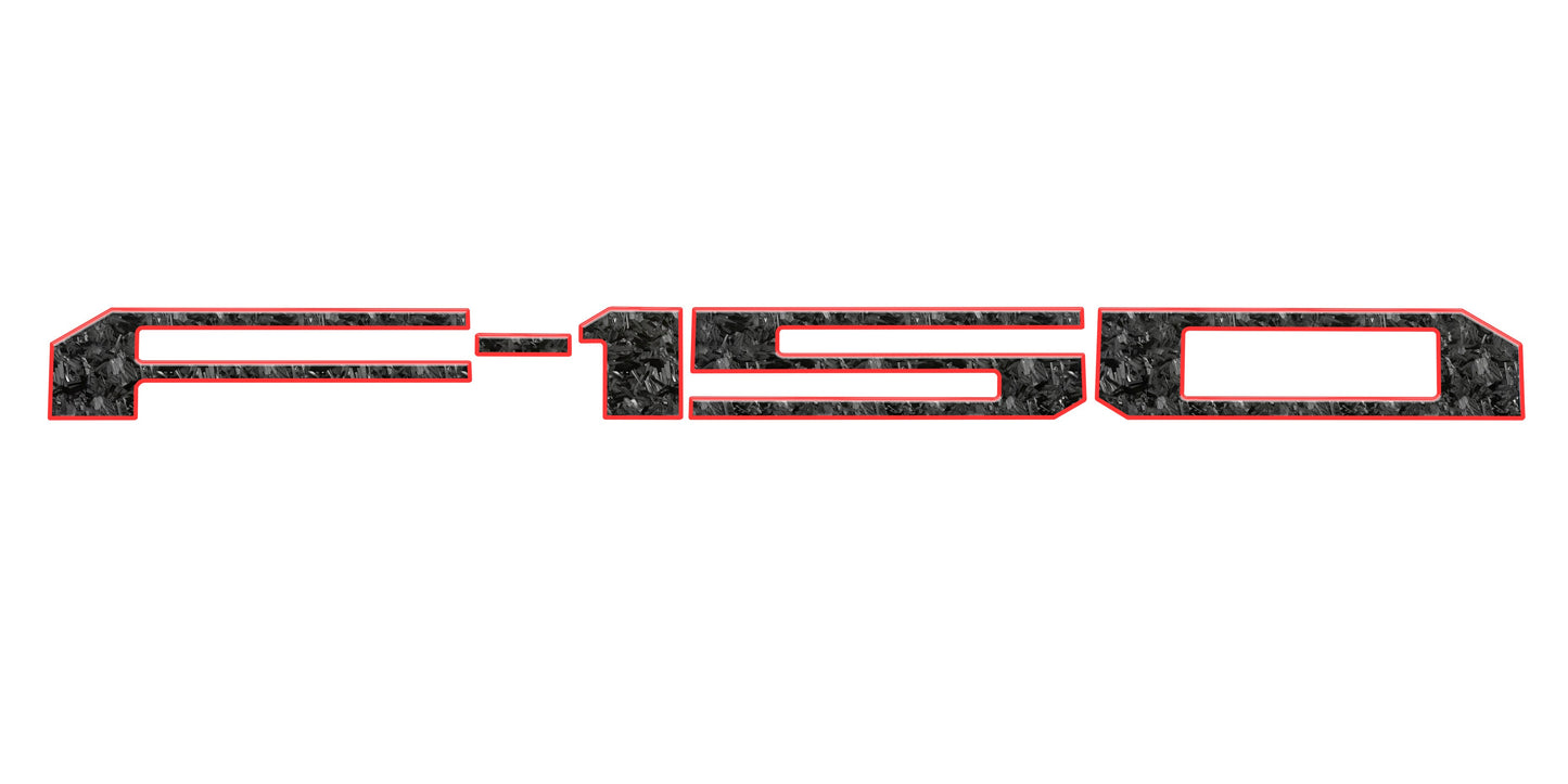 Rear Tailgate Letter Inserts Fits 2018-2020 Ford F-150 by Tufskinz.com