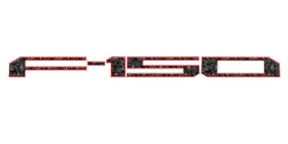 Rear Tailgate Letter Inserts Fits 2018-2020 Ford F-150 by Tufskinz.com