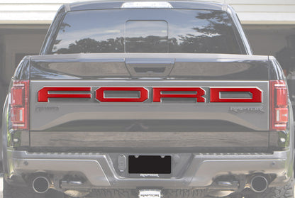 Tailgate Letter Overlays Fits 2015-2020 Ford F-150 Raptor by Tufskinz.com