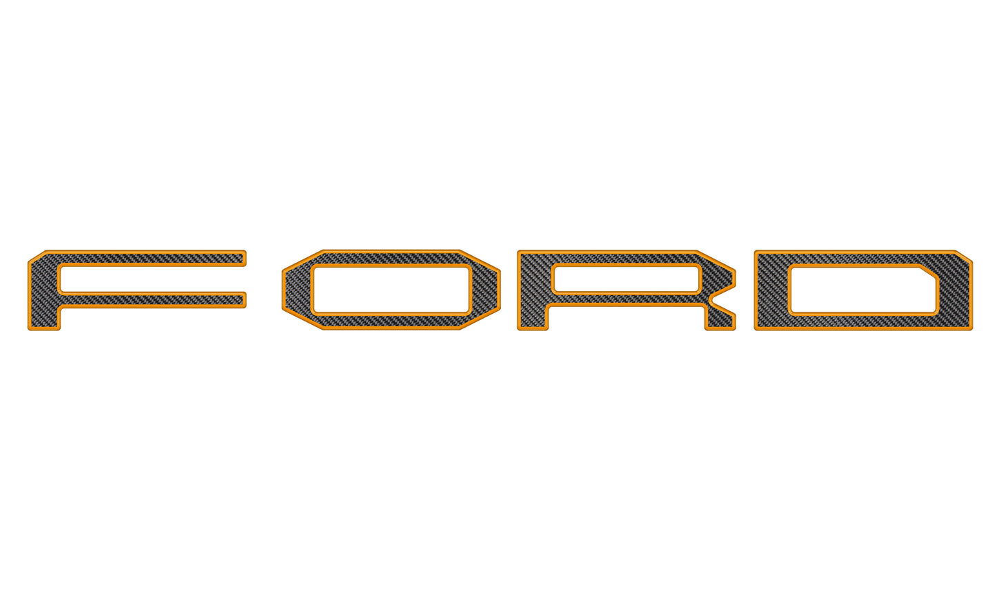 Grille Letter Overlays Fits 2015-2020 Ford F-150 Raptor by Tufskinz.com