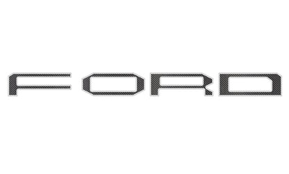Grille Letter Overlays Fits 2015-2020 Ford F-150 Raptor by Tufskinz.com