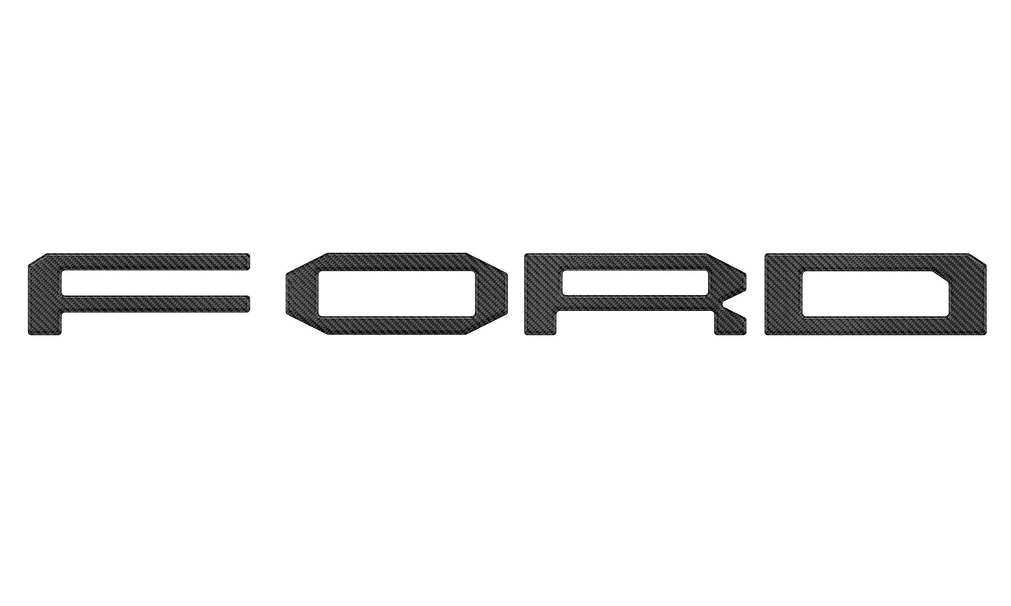 Grille Letter Overlays Fits 2015-2020 Ford F-150 Raptor by Tufskinz.com