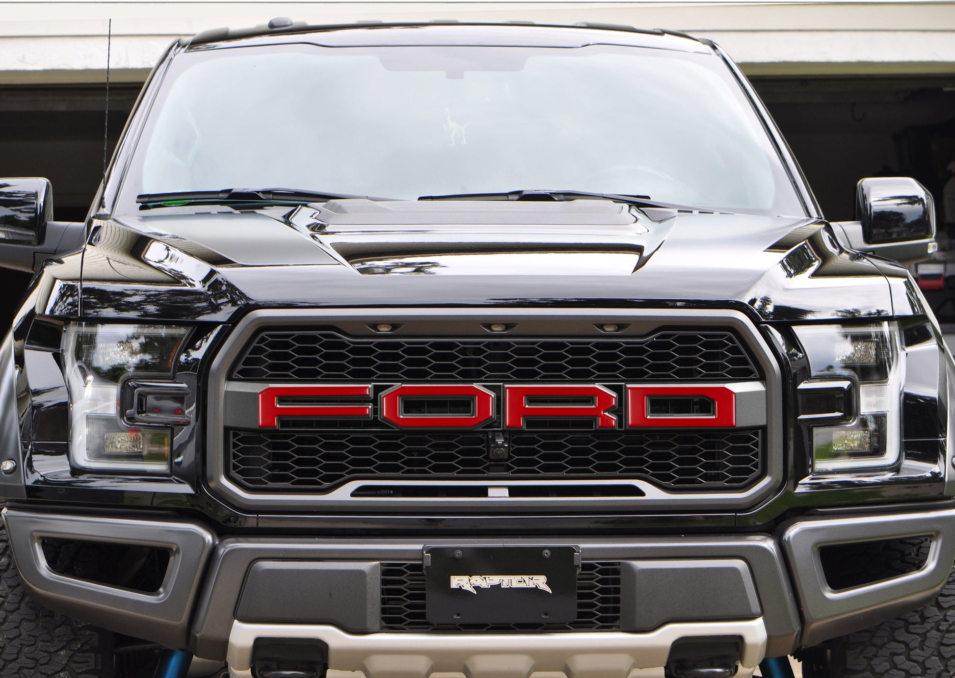 Grille Letter Overlays Fits 2015-2020 Ford F-150 Raptor by Tufskinz.com