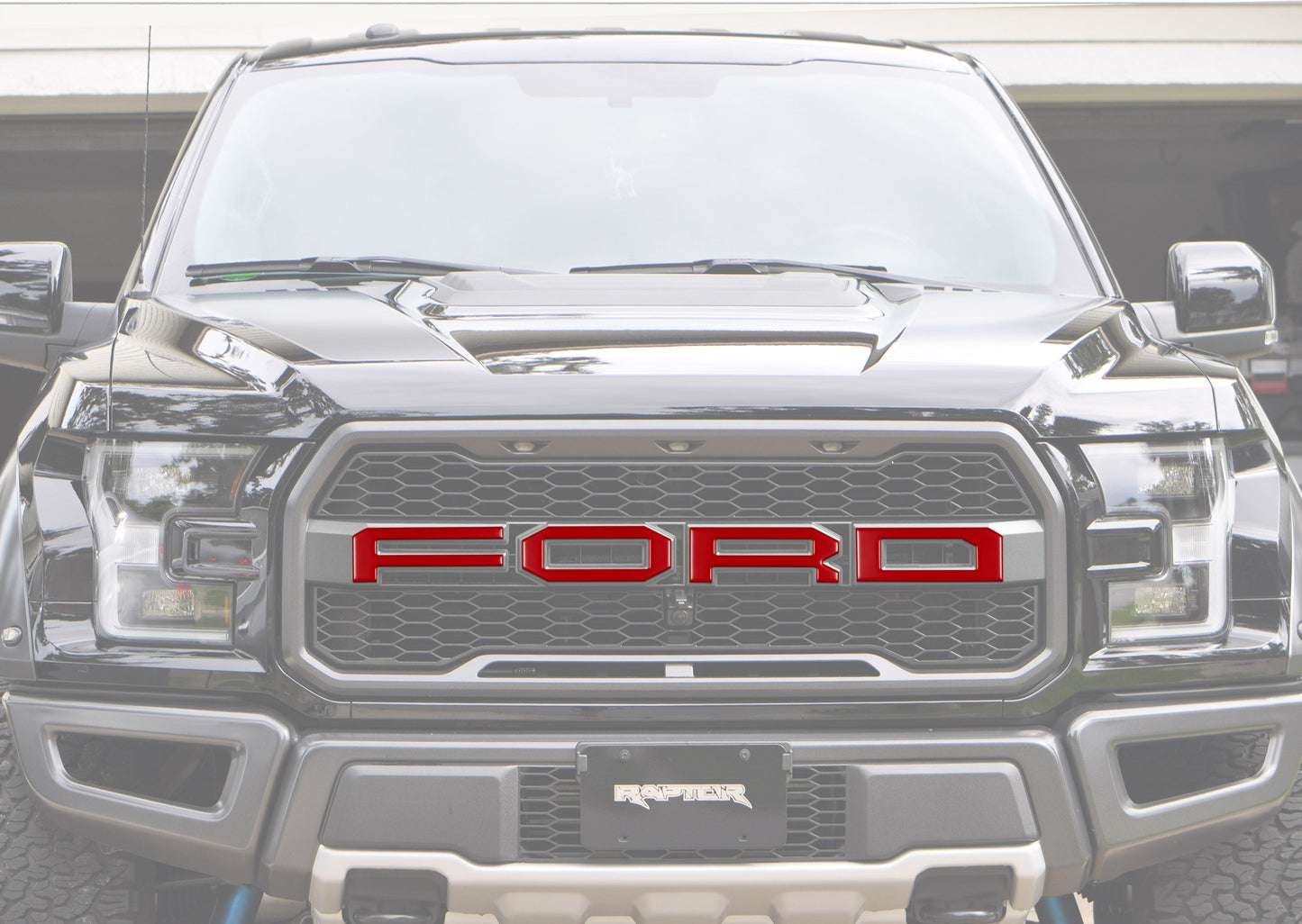 Grille Letter Overlays Fits 2015-2020 Ford F-150 Raptor by Tufskinz.com