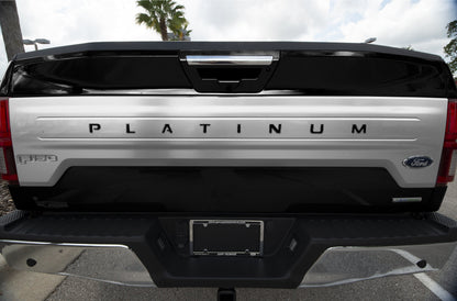 Tailgate Letter Inserts Fits 2018-2020 Ford F-150 Platinum by Tufskinz.com