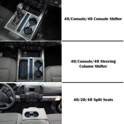 Cup Holder Inserts Fits 2017-2020 Ford F-150 by Tufskinz.com