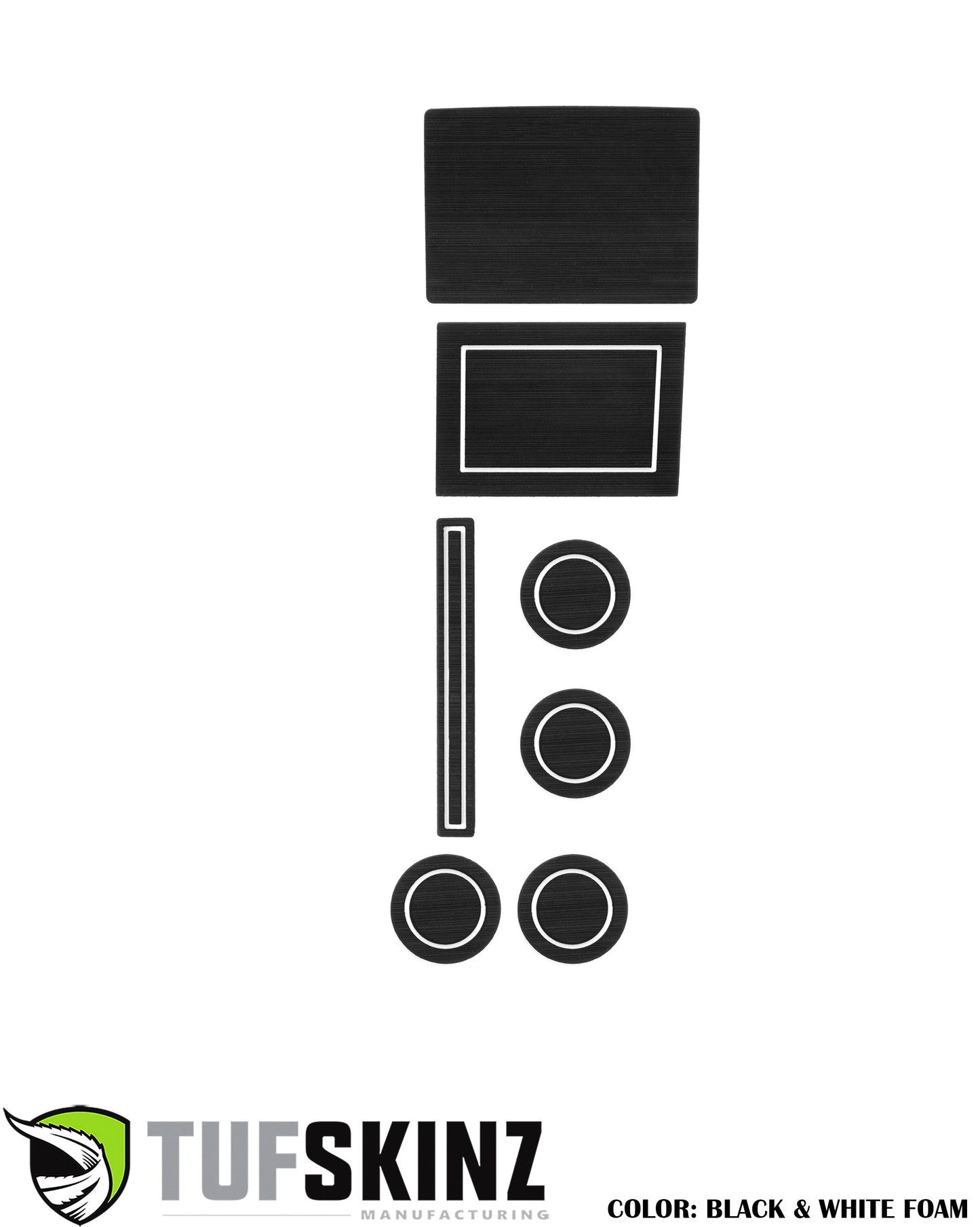 Cup Holder Inserts Fits 2017-2020 Ford F-150 by Tufskinz.com