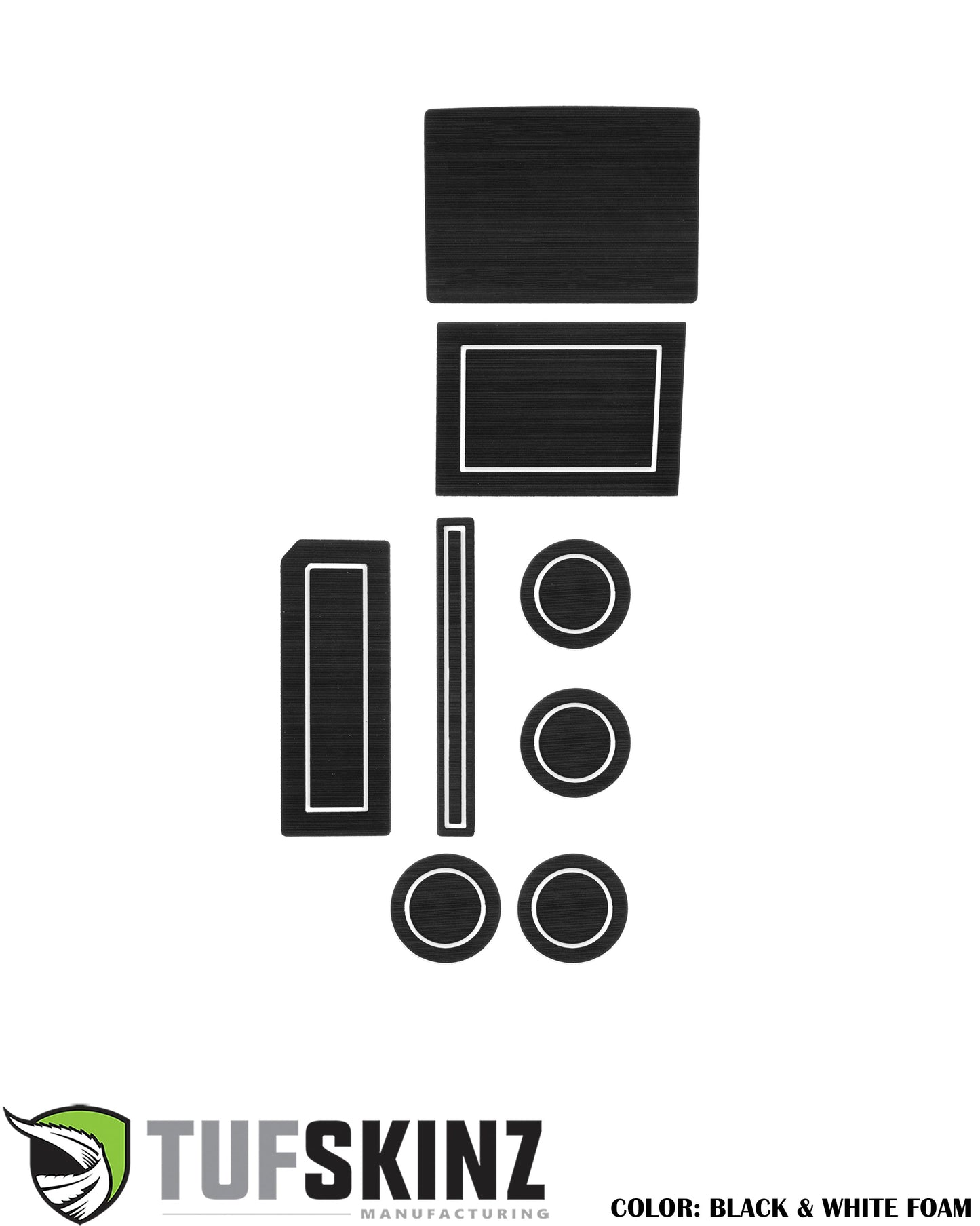 Cup Holder Inserts Fits 2017-2020 Ford F-150 by Tufskinz.com
