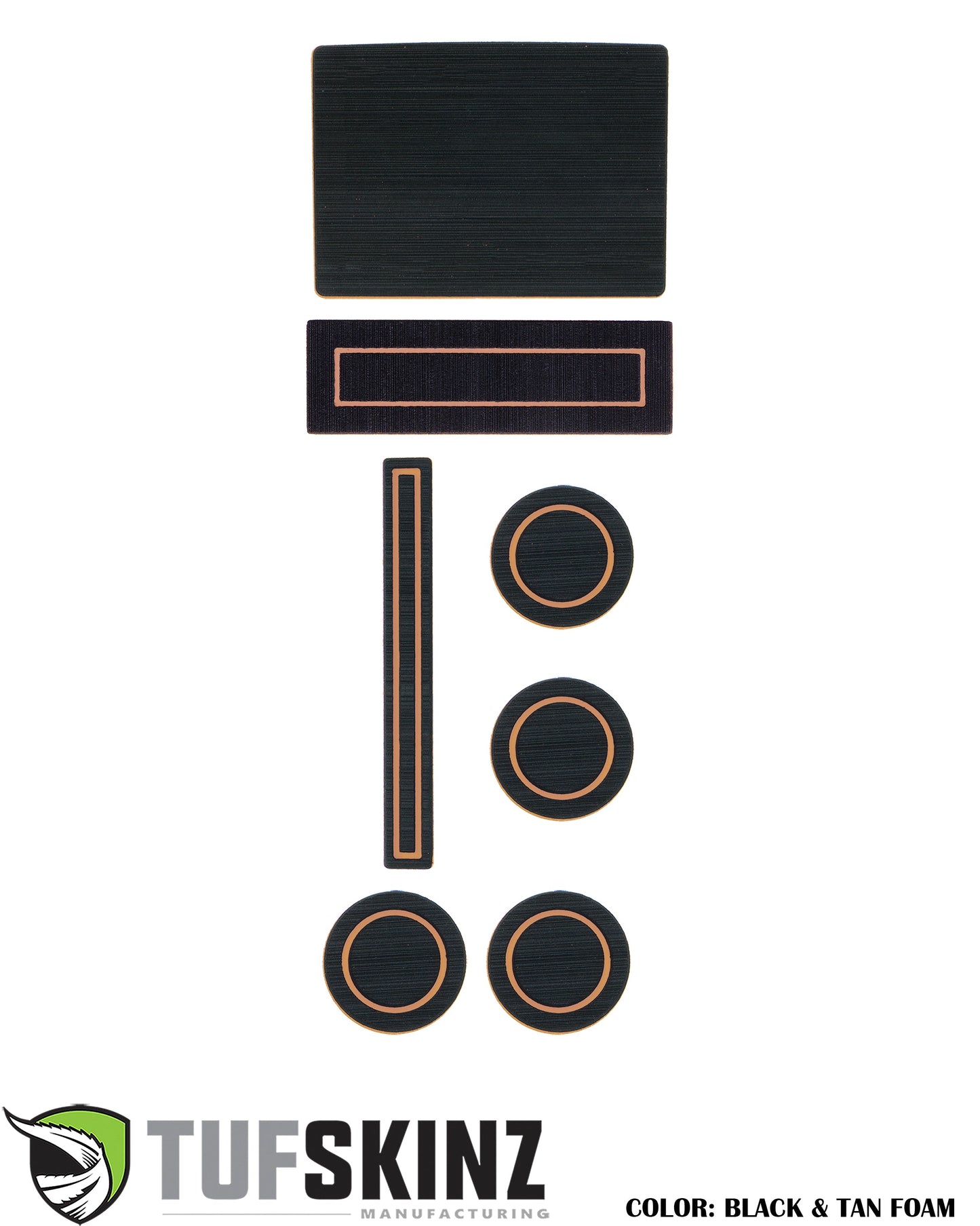 Cup Holder inserts Fits 2015-2016 Ford F-150 by Tufskinz.com