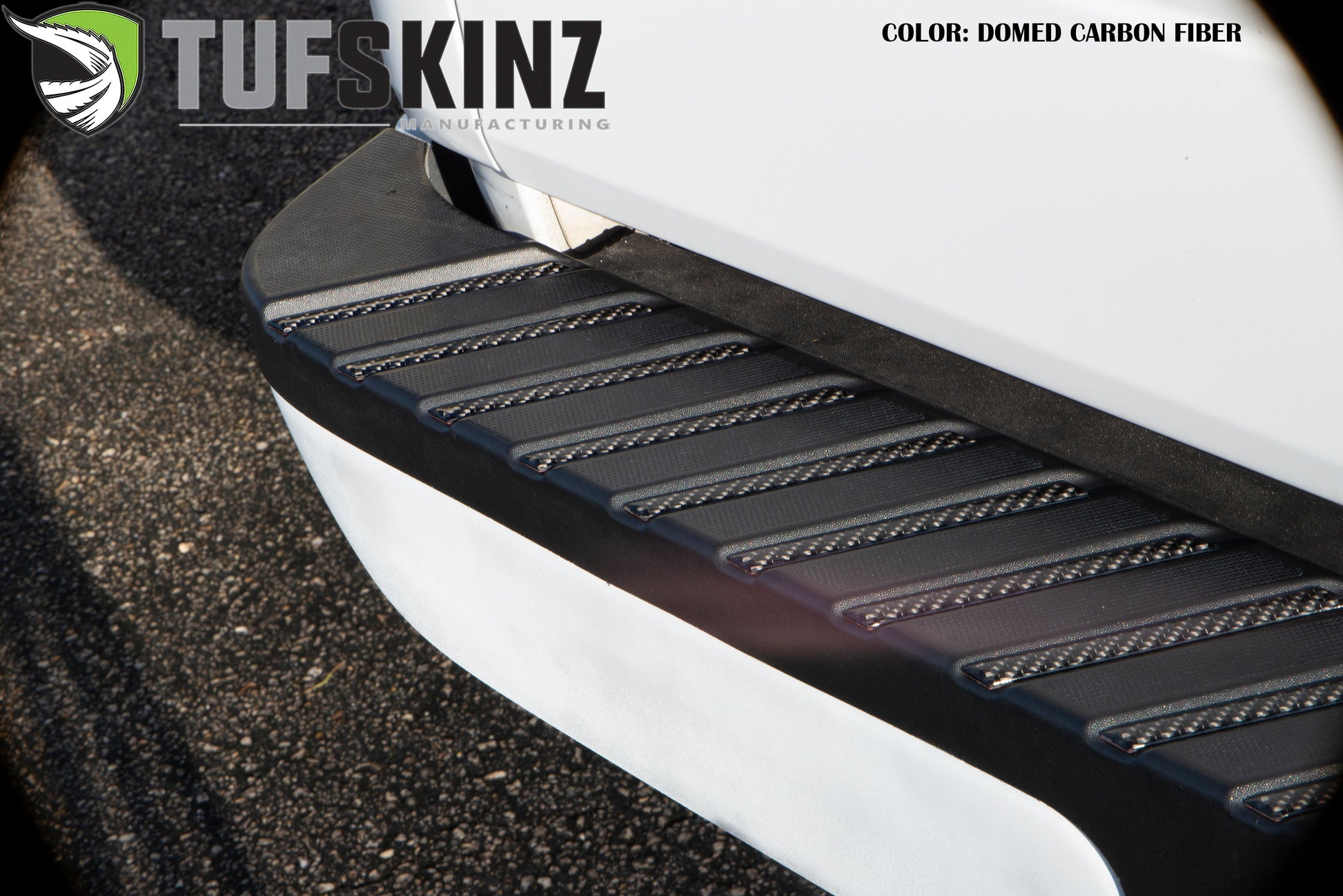 Rear Bumper Ridge Inserts Fits 2009-2014 Ford F-150 by Tufskinz.com