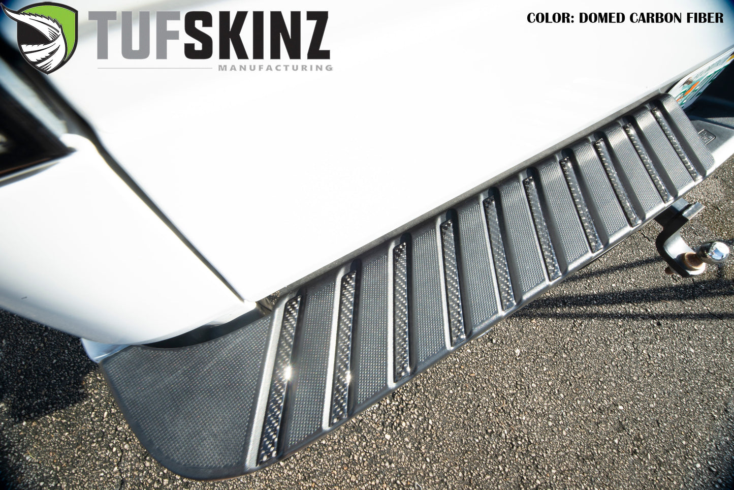 Rear Bumper Ridge Inserts Fits 2009-2014 Ford F-150 by Tufskinz.com