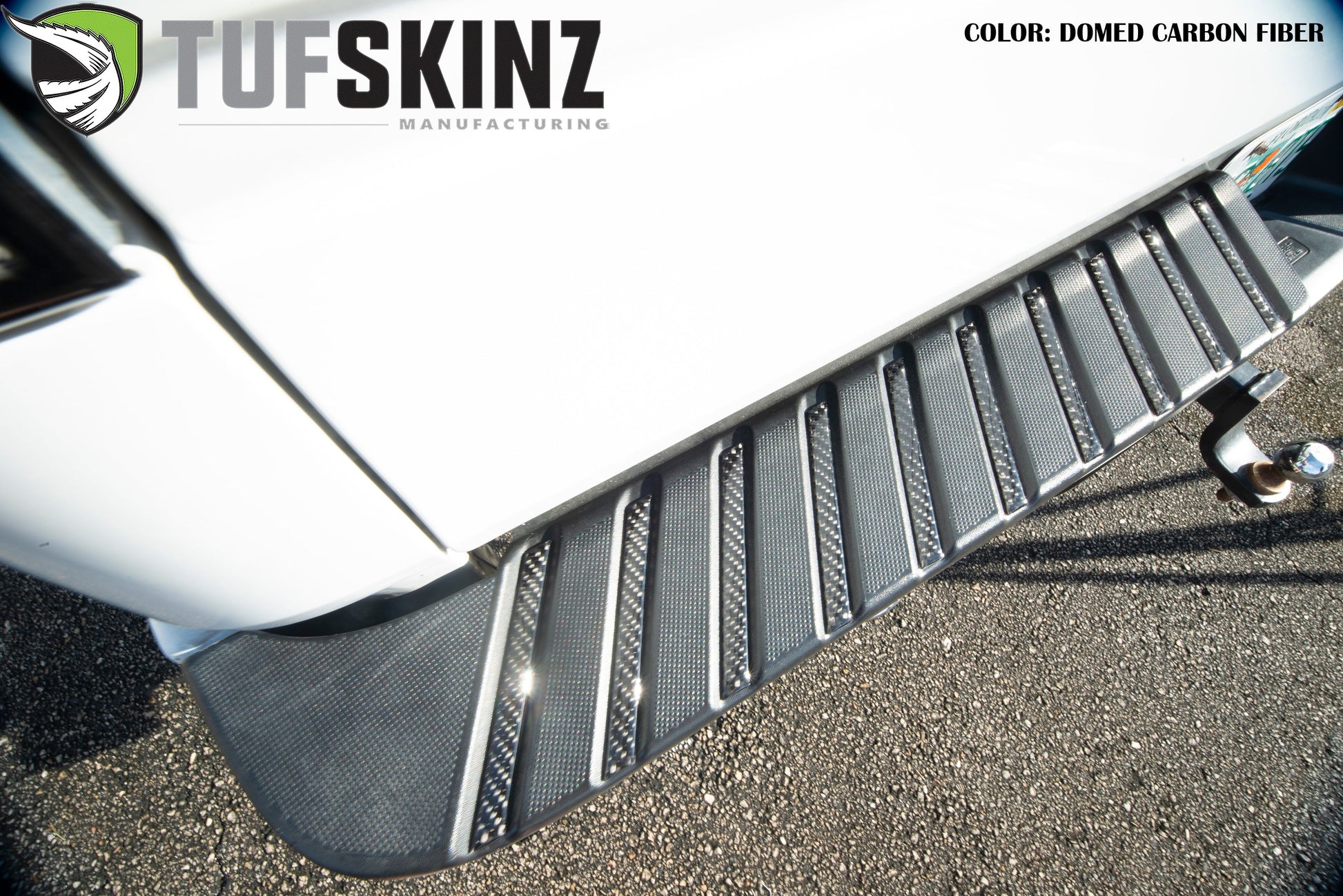 Rear Bumper Ridge Inserts Fits 2009-2014 Ford F-150 by Tufskinz.com