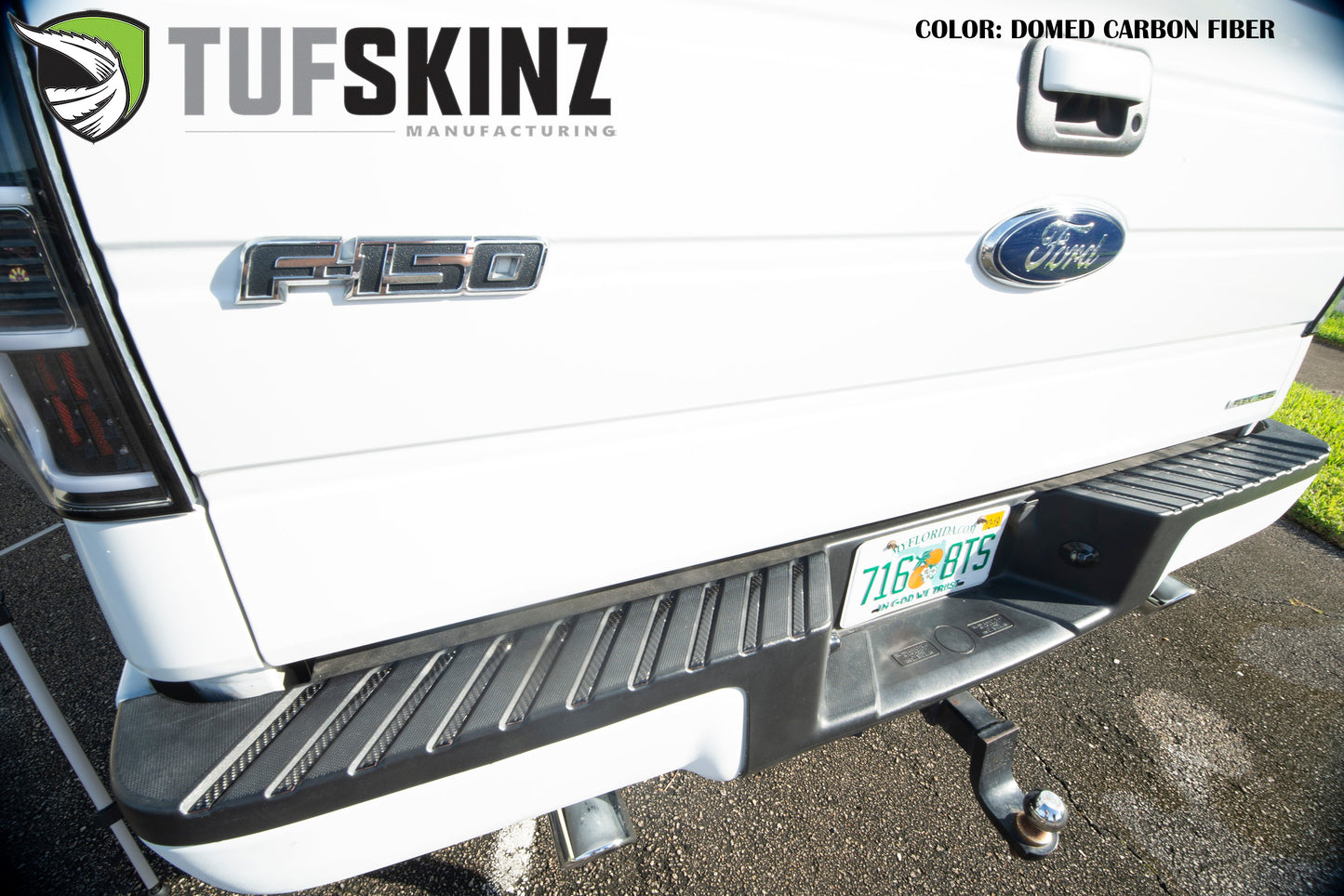 Rear Bumper Ridge Inserts Fits 2009-2014 Ford F-150 by Tufskinz.com