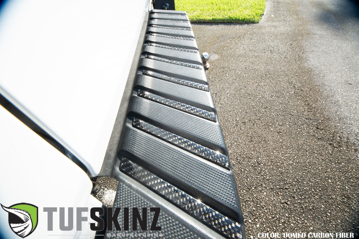 Rear Bumper Ridge Inserts Fits 2009-2014 Ford F-150 by Tufskinz.com