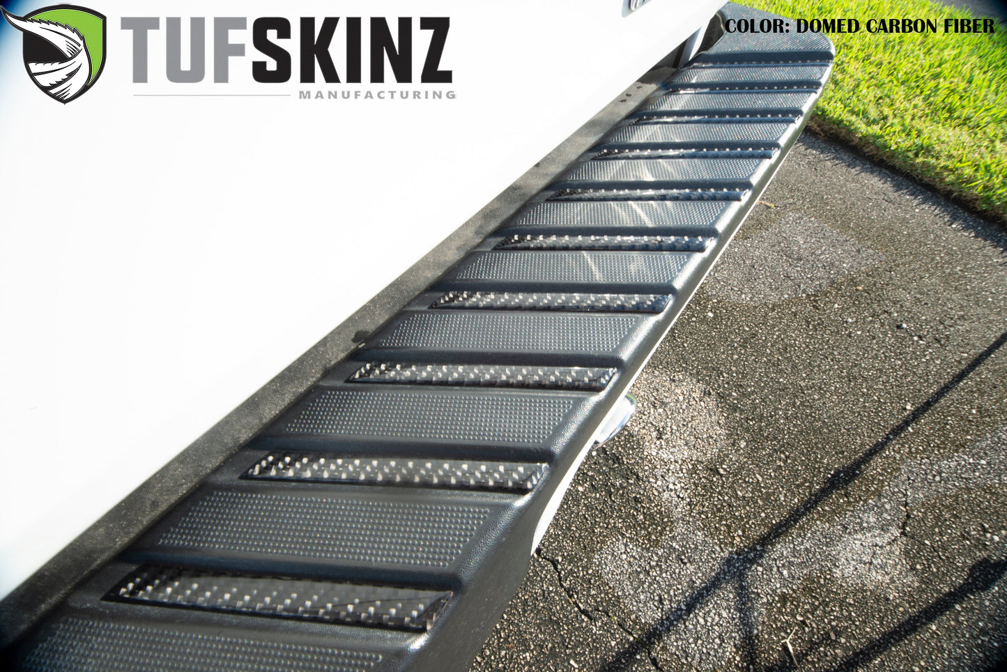 Rear Bumper Ridge Inserts Fits 2009-2014 Ford F-150 by Tufskinz.com