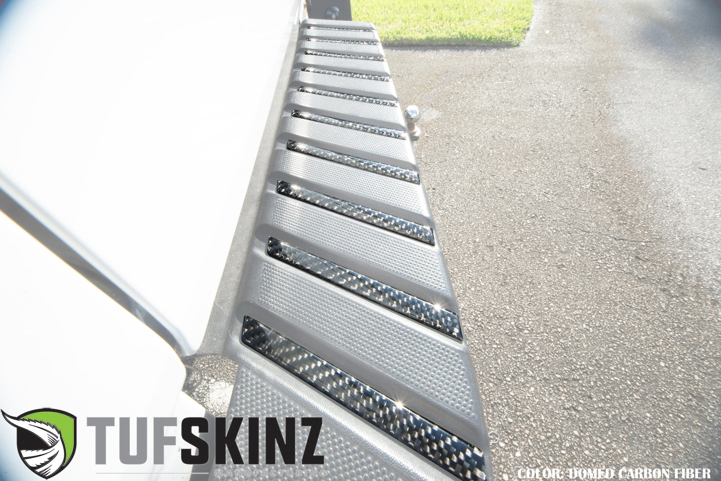 Rear Bumper Ridge Inserts Fits 2009-2014 Ford F-150 by Tufskinz.com