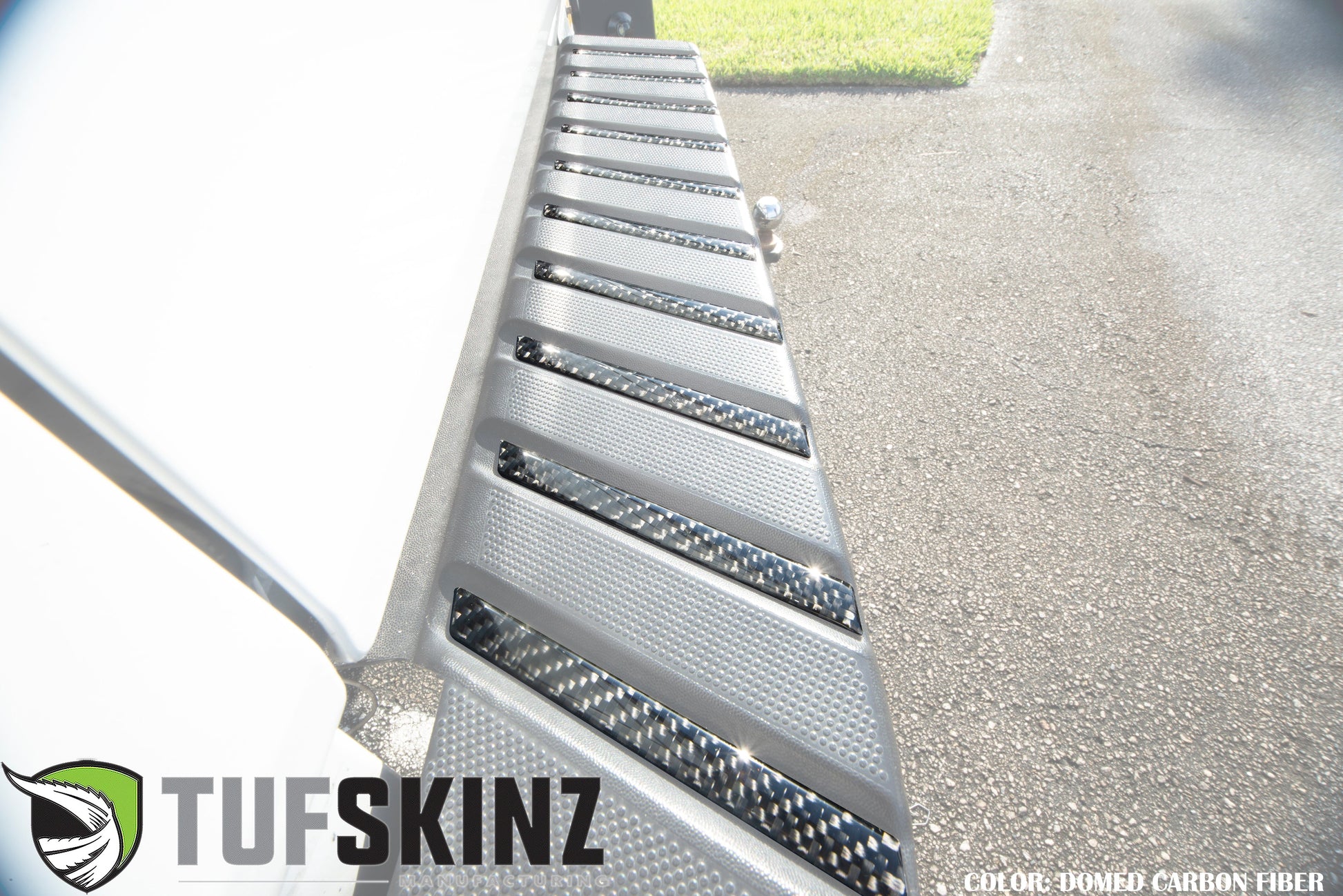 Rear Bumper Ridge Inserts Fits 2009-2014 Ford F-150 by Tufskinz.com