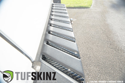 Rear Bumper Ridge Inserts Fits 2009-2014 Ford F-150 by Tufskinz.com