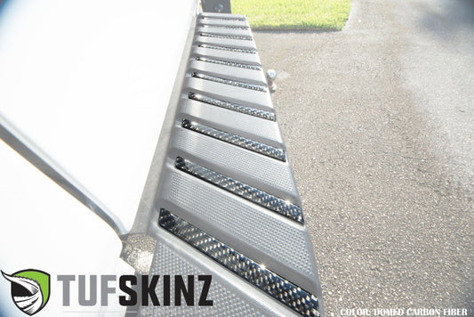 Rear Bumper Ridge Inserts Fits 2009-2014 Ford F-150 by Tufskinz.com