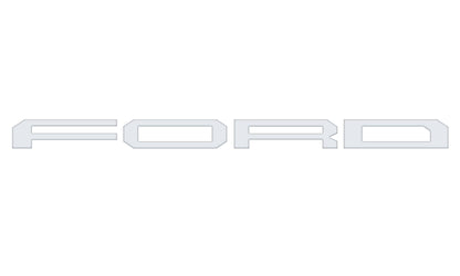 Tailgate Letter Overlays Fits 2015-2020 Ford F-150 Raptor by Tufskinz.com