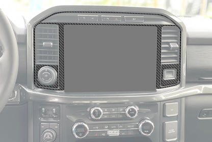 Navigation Screen Accent Trim Fits 2021-2026 Ford F-150 by Tufskinz.com