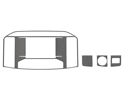 Navigation Screen Accent Trim Fits 2021-2026 Ford F-150 by Tufskinz.com