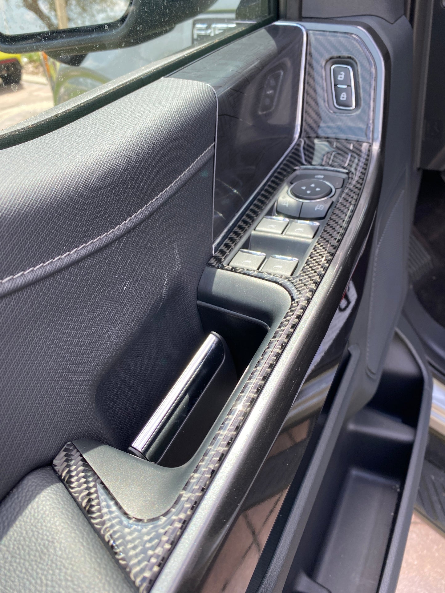 Door Switch Accent Overlays Fits 2021-2026 Ford F-150 & 2023-2026 Super Duty by Tufskinz.com