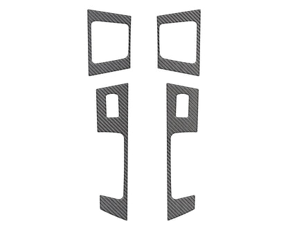 Door Switch Accent Overlays Fits 2021-2026 Ford F-150 & 2023-2026 Super Duty by Tufskinz.com
