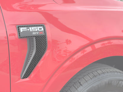 Fender Vent Accent Trim Fits 2021-2026 Ford F-150 by Tufskinz.com