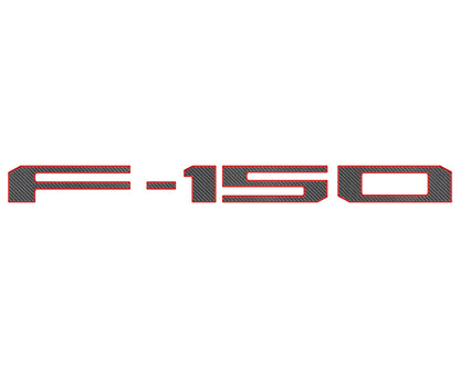 Tailgate Letter Inserts Fits 2021-2026 Ford F-150 by Tufskinz.com