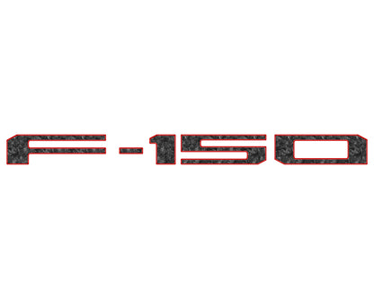 Tailgate Letter Inserts Fits 2021-2026 Ford F-150 by Tufskinz.com