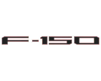 Rear Tailgate Letter Inserts Fits 2018-2020 Ford F-150 by Tufskinz.com