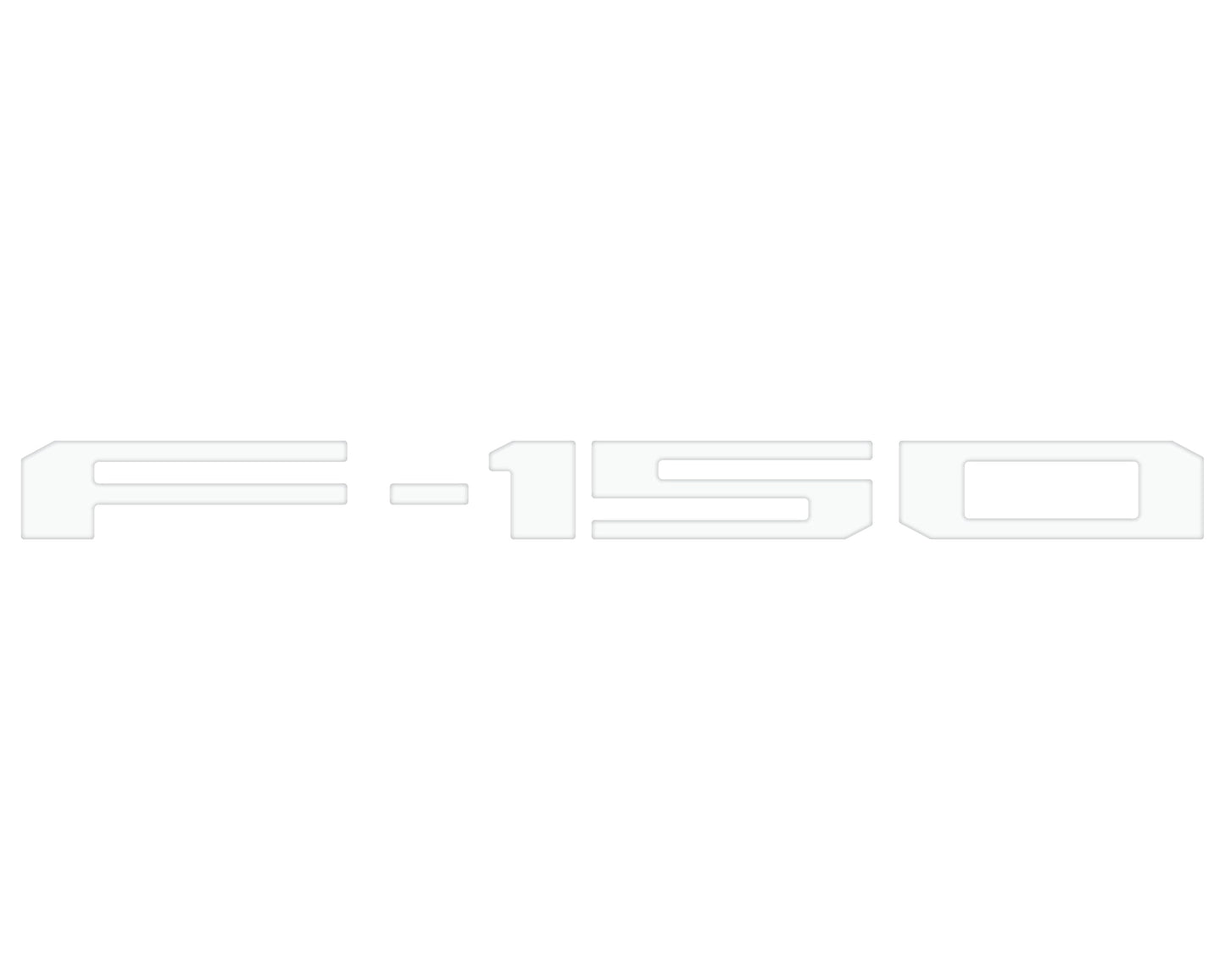 Tailgate Letter Inserts Fits 2021-2026 Ford F-150 by Tufskinz.com