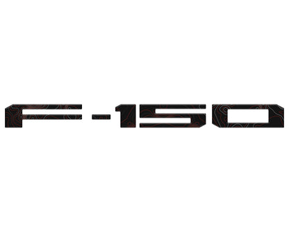 Tailgate Letter Inserts Fits 2021-2026 Ford F-150 by Tufskinz.com