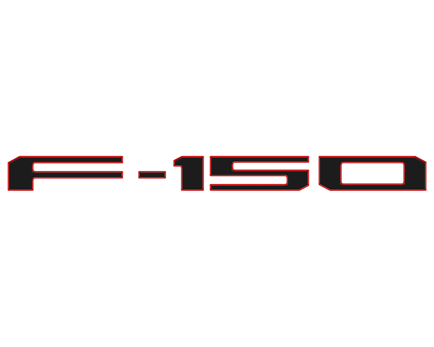Tailgate Letter Inserts Fits 2021-2026 Ford F-150 by Tufskinz.com