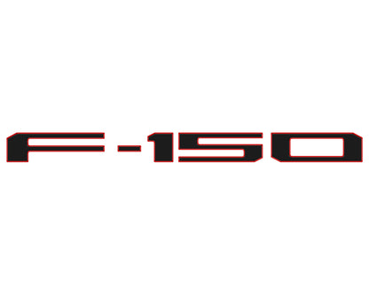 Tailgate Letter Inserts Fits 2021-2026 Ford F-150 by Tufskinz.com
