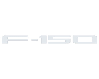 Tailgate Letter Inserts Fits 2021-2026 Ford F-150 by Tufskinz.com