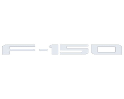 Tailgate Letter Inserts Fits 2021-2026 Ford F-150 by Tufskinz.com
