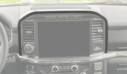Center Dash Accent Trim Fits 2021-2026 Ford F-150 by Tufskinz.com