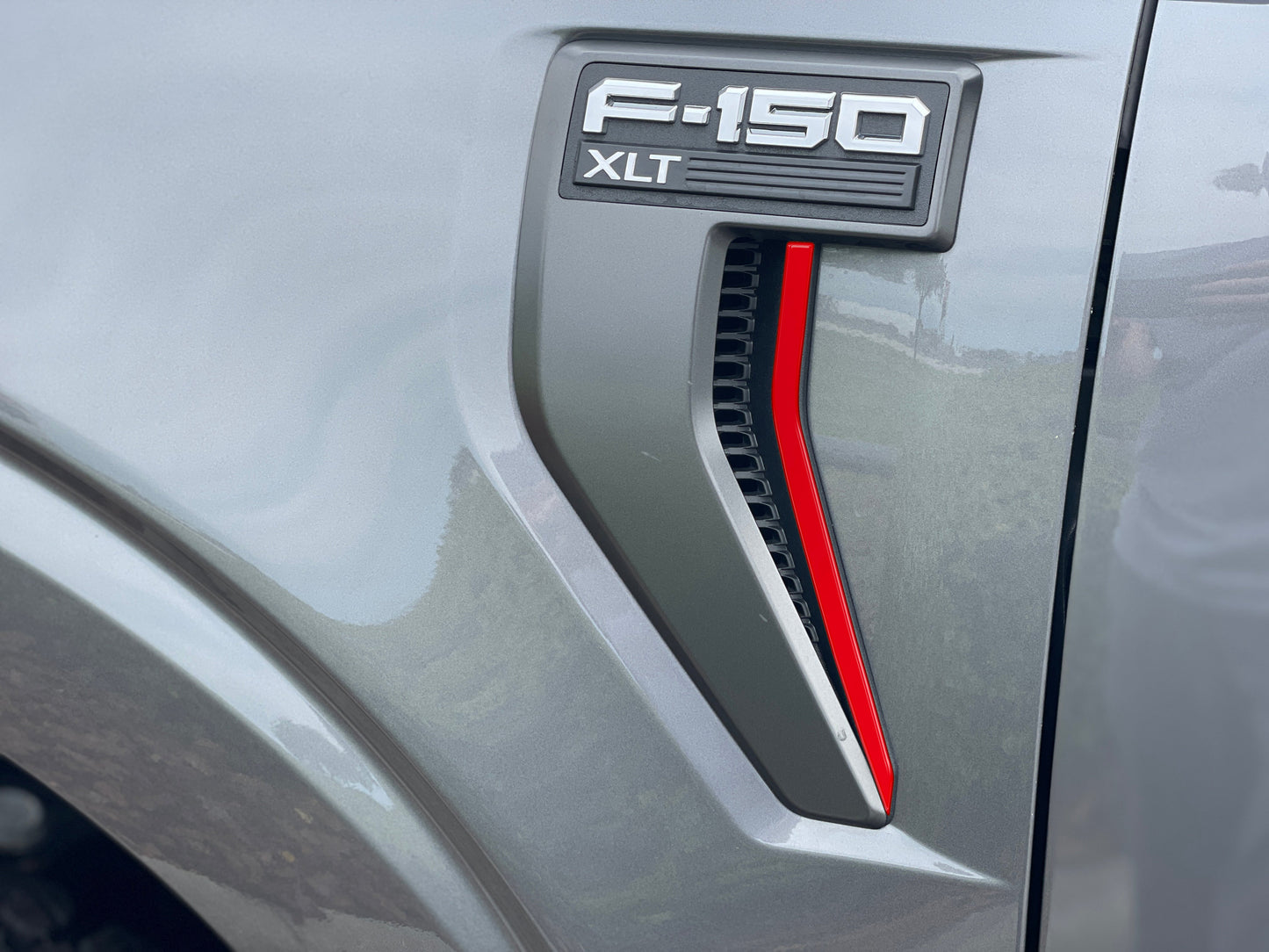 Fender Vent Strip Accent Trim Fits 2021-2026 Ford F-150 by Tufskinz.com