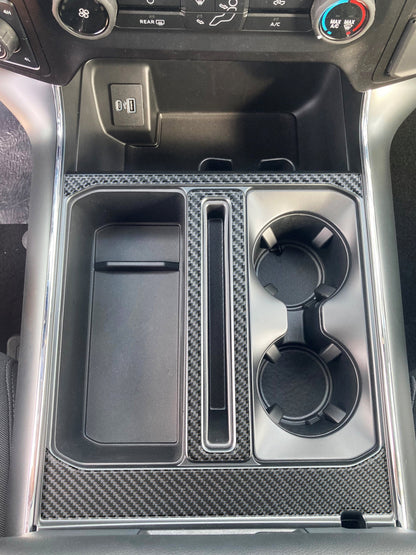 Center Console Accent Trim Fits 2021-2026 Ford F-150 by Tufskinz.com