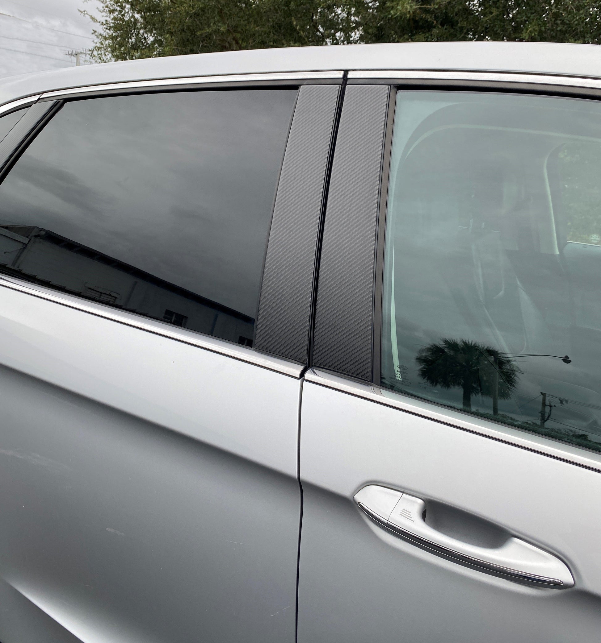 Door Pillar Overlays (A or B,C) Fits 2015-2024 Ford Edge by Tufskinz.com