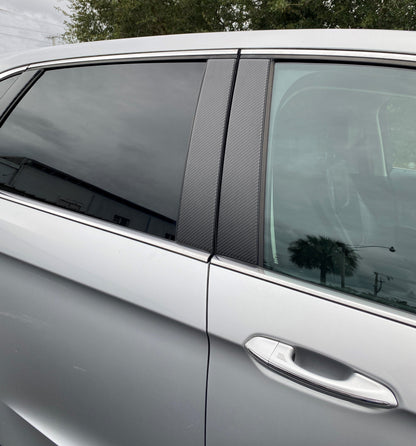 Door Pillar Overlays (A or B,C) Fits 2015-2024 Ford Edge by Tufskinz.com