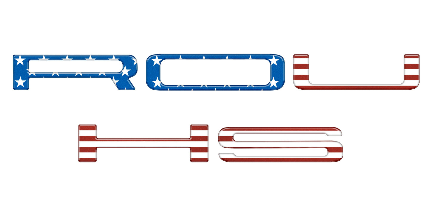 Grille Letter Inserts Fits 2015-2018, 2019-2020, 2021-2022 Ford F-150 by Tufskinz.com