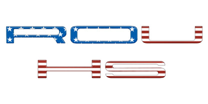 Grille Letter Inserts Fits 2015-2018, 2019-2020, 2021-2022 Ford F-150 by Tufskinz.com