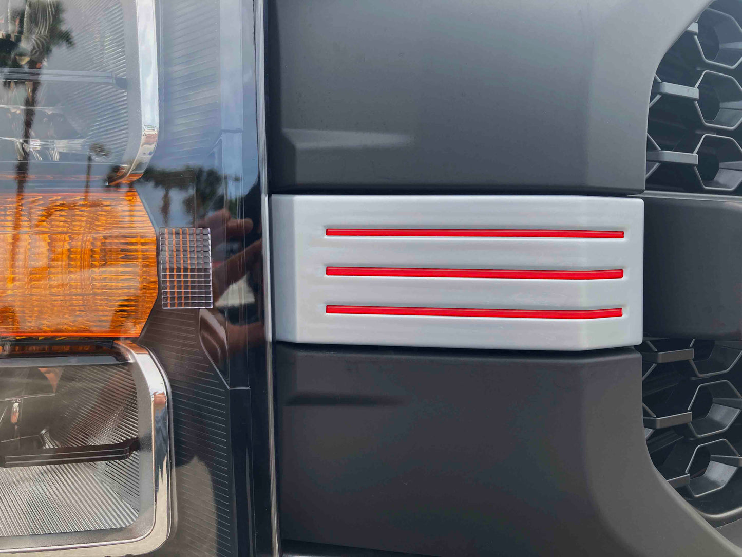 Grille Accent Trim Fits 2021-2023 Ford F-150 by Tufskinz.com